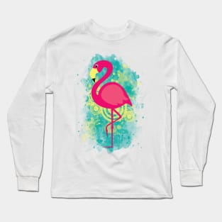 Flamingo Love Long Sleeve T-Shirt